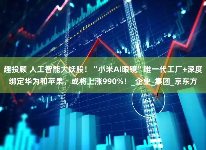 趣投顾 人工智能大妖股！“小米AI眼镜”唯一代工厂+深度绑定华为和苹果，或将上涨990%！_企业_集团_京东方