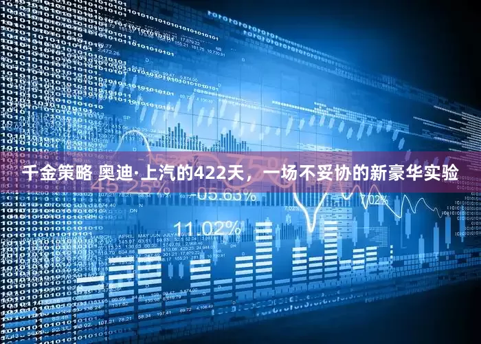千金策略 奥迪·上汽的422天，一场不妥协的新豪华实验