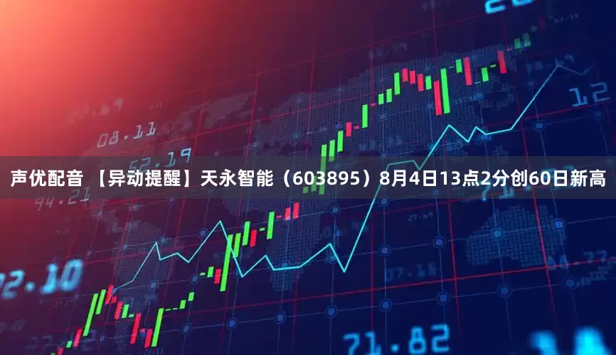 声优配音 【异动提醒】天永智能（603895）8月4日13点2分创60日新高