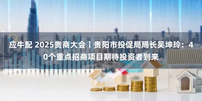 应牛配 2025贵商大会丨贵阳市投促局局长吴坤玲：40个重点招商项目期待投资者到来